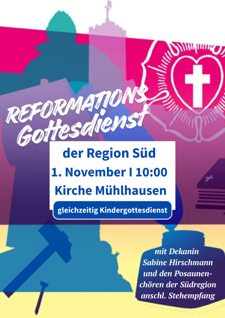 Regionaler Reformationsgottesdienst am 01.11.2026