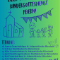 Kindergottesdienste 2026