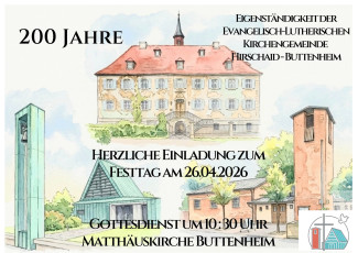 200 Jahre Eigenständigkeit Kirchengemeinde Hirschaid-Buttenheim